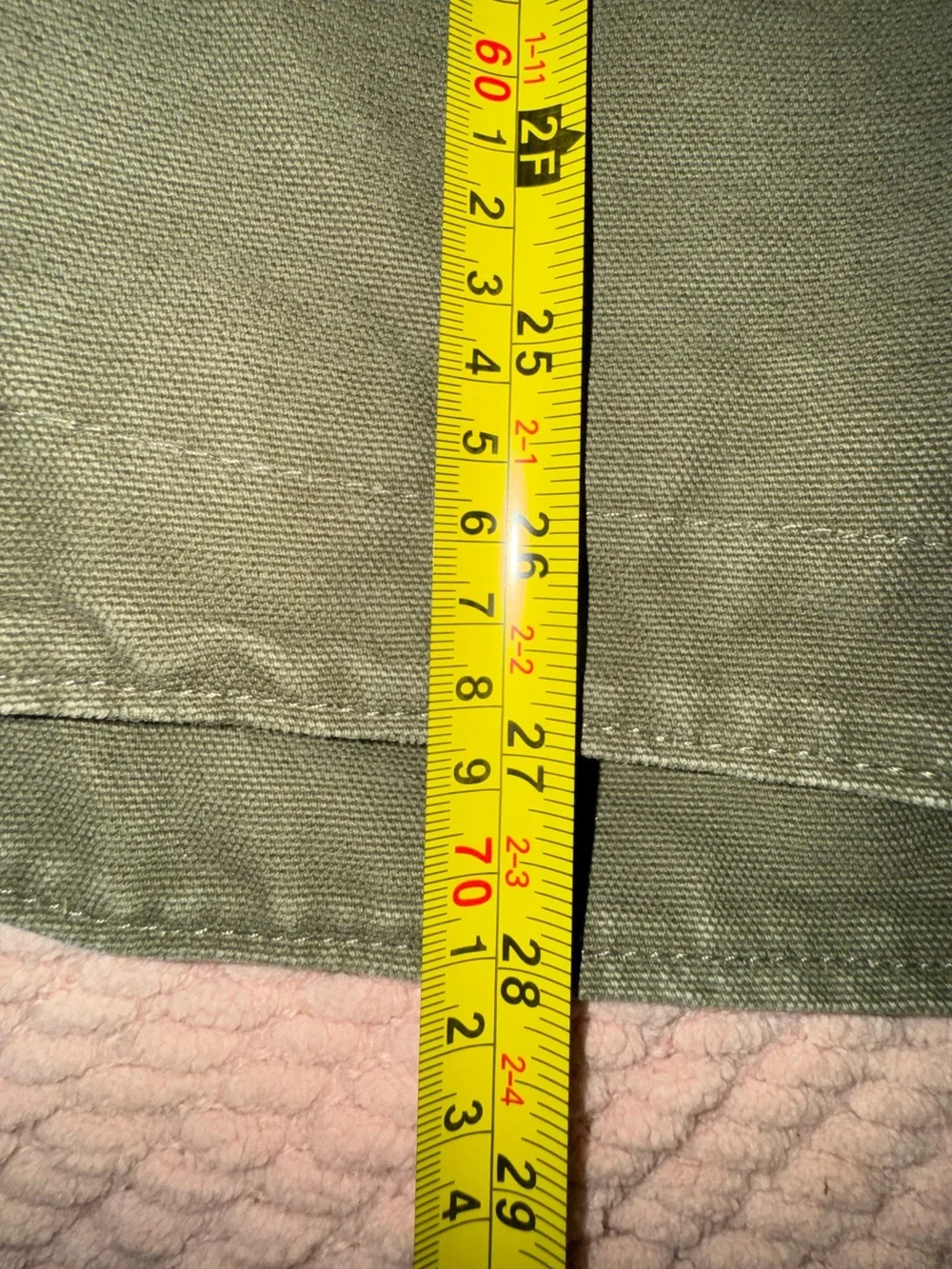 Carhartt J141 Sierra Jacket Sherpa Lined Olive Green Distressed XL